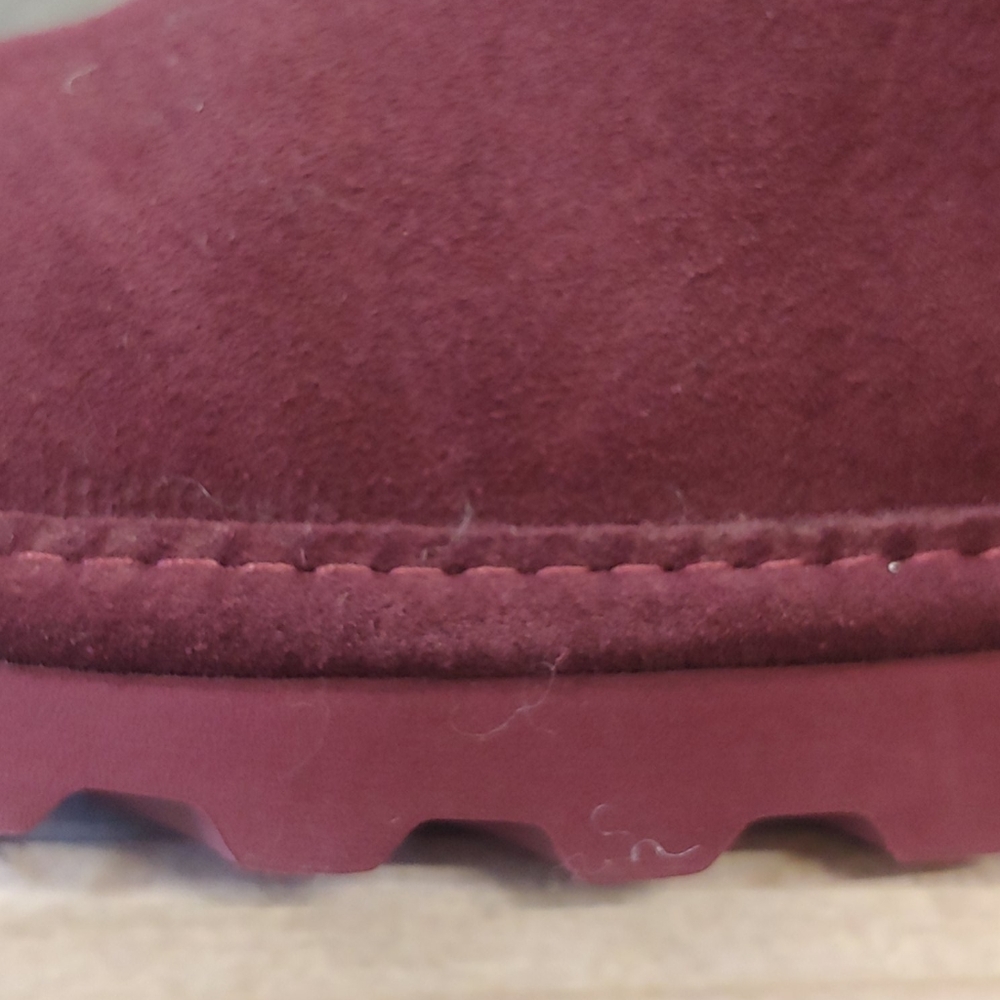 Bearpaw Virginia bootie with Never Wet Wine-9 - Picture 12 of 16